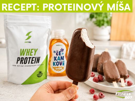 Domácí Míša nanuky s proteinem a čokoládovou polevou